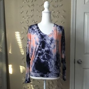 Young Fabulous & Broke Tie Dye Batwing Top